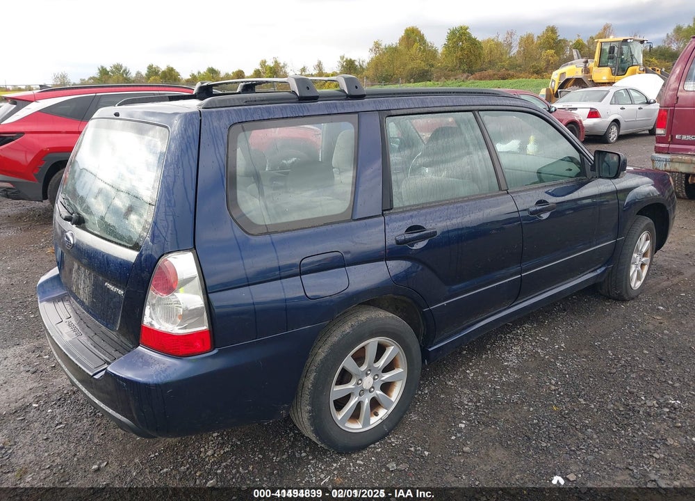 2006 SUBARU FORESTER 2.5X VIN: JF1SG65686H729514