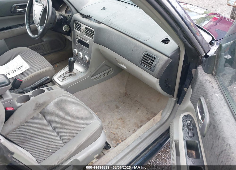 2006 SUBARU FORESTER 2.5X VIN: JF1SG65686H729514