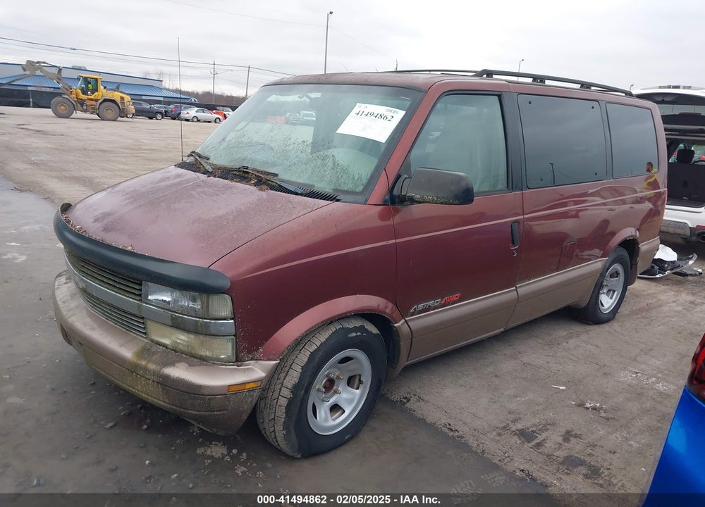 1998 CHEVROLET ASTRO VIN: 1GNEL19W6WB154162