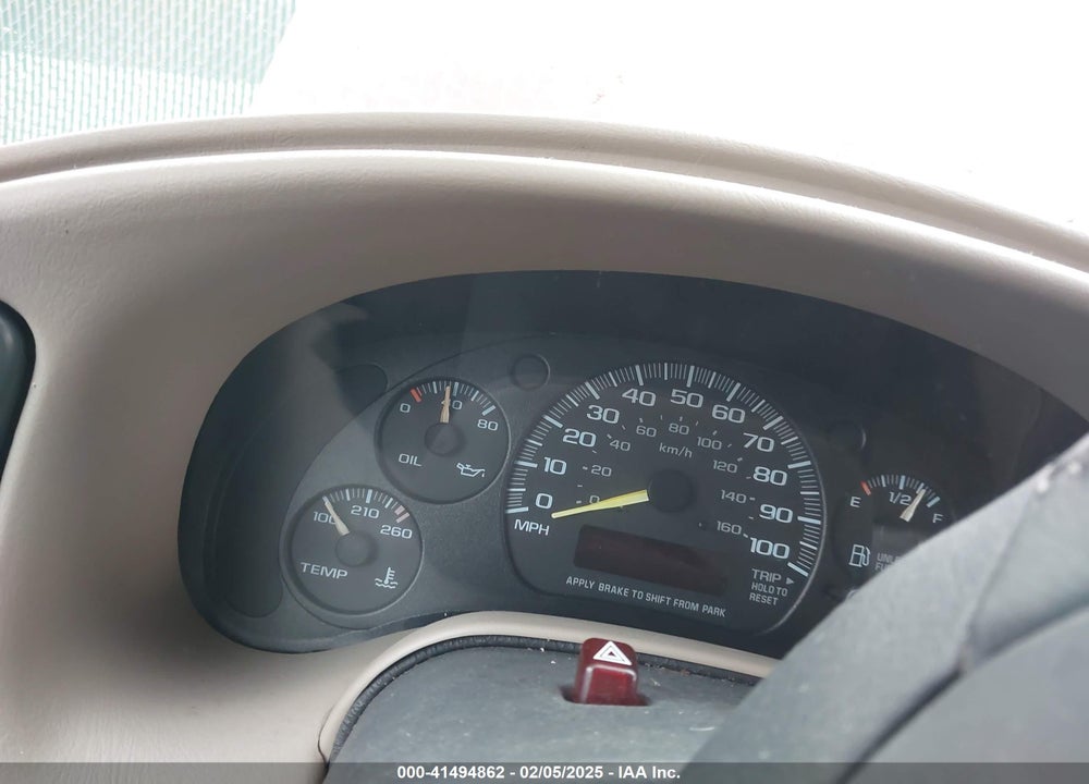 1998 CHEVROLET ASTRO VIN: 1GNEL19W6WB154162