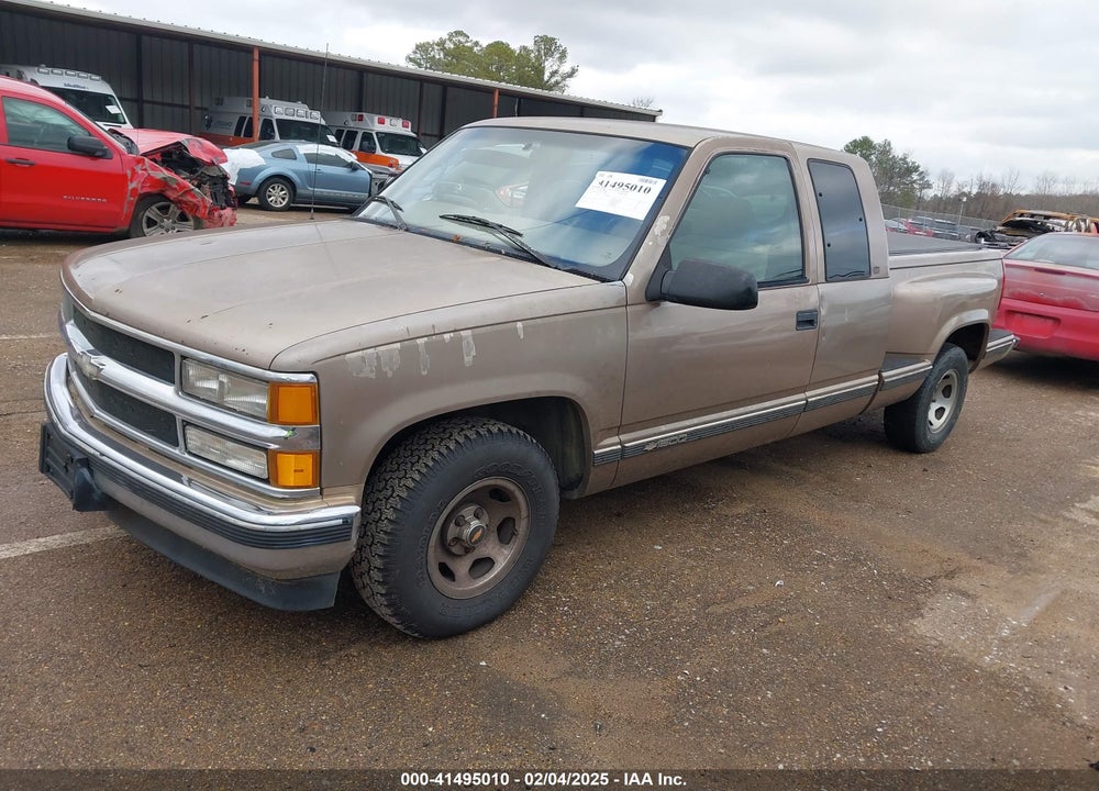 1997 CHEVROLET C1500 FLEETSIDE VIN: 2GCEC19RXV1163187