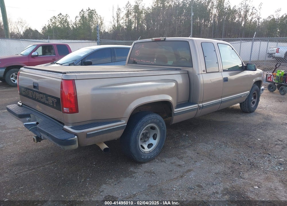 1997 CHEVROLET C1500 FLEETSIDE VIN: 2GCEC19RXV1163187