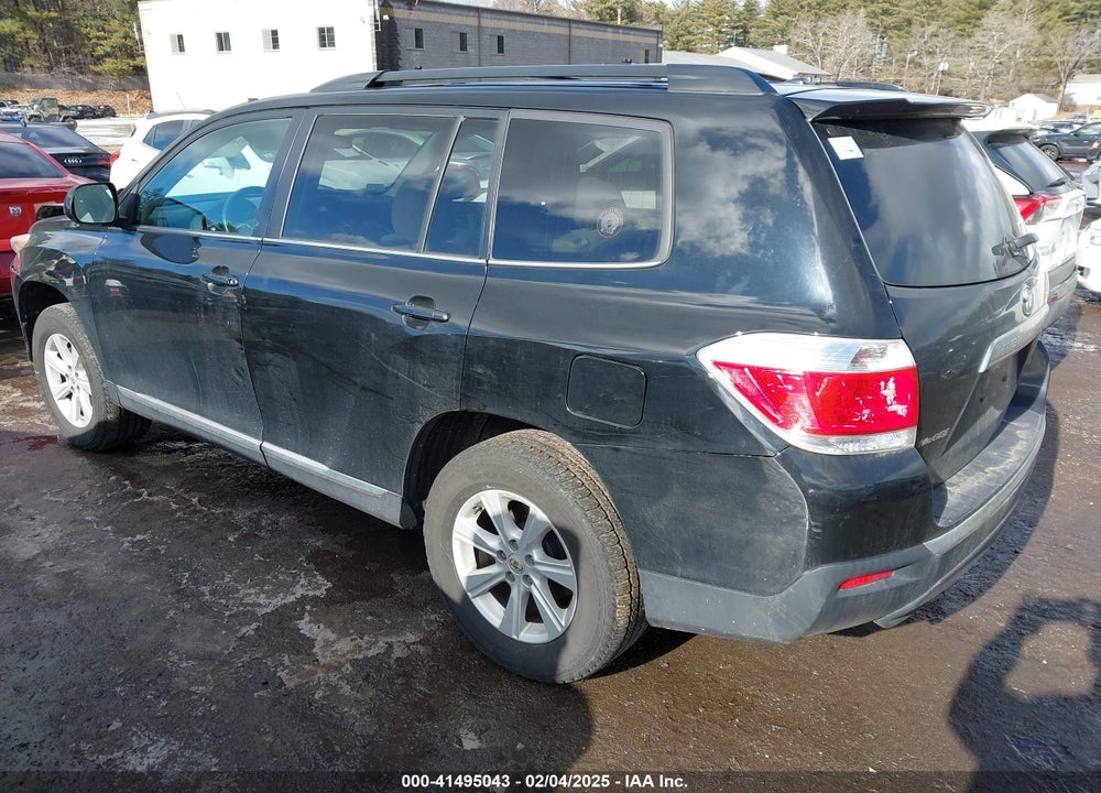 2012 TOYOTA HIGHLANDER SE VIN: 5TDBK3EHXCS116312