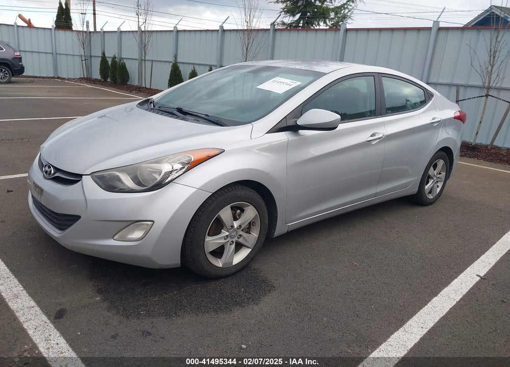2012 HYUNDAI ELANTRA VIN: KMHDH4AE7CU228629