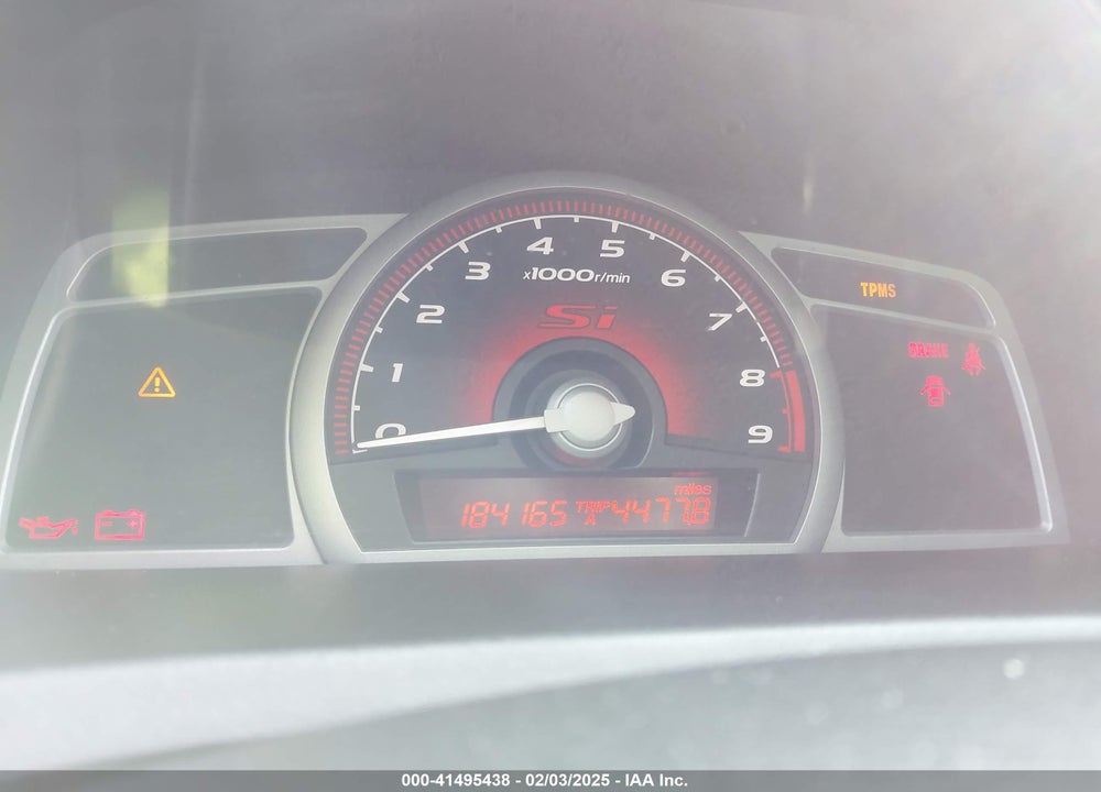 2009 HONDA CIVIC SI VIN: 2HGFG215X9H702641