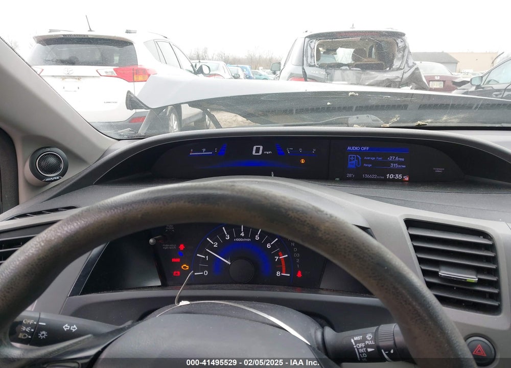 2012 HONDA CIVIC VIN: 2HGFG3B83CH519913