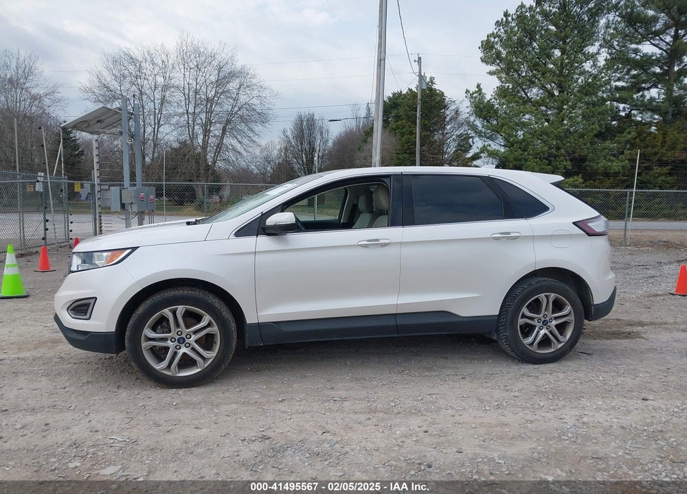 2017 FORD EDGE TITANIUM VIN: 2FMPK3K90HBB11790