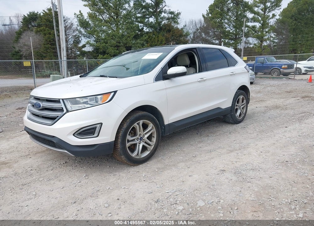 2017 FORD EDGE TITANIUM VIN: 2FMPK3K90HBB11790