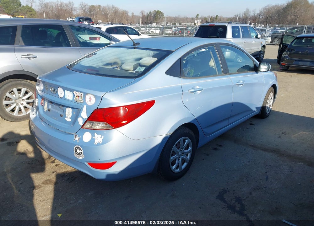 2012 HYUNDAI ACCENT GLS VIN: KMHCT4AE3CU139988