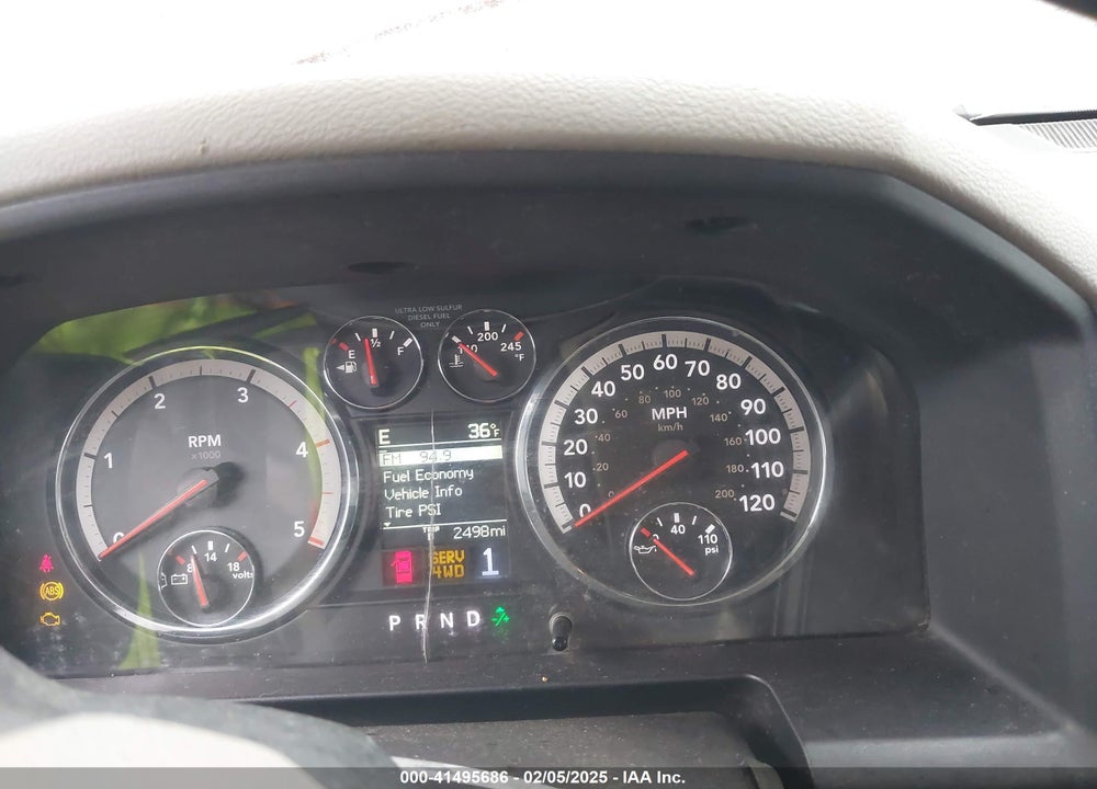 2010 DODGE RAM 2500 VIN: 3D7UT2CL8AG108556