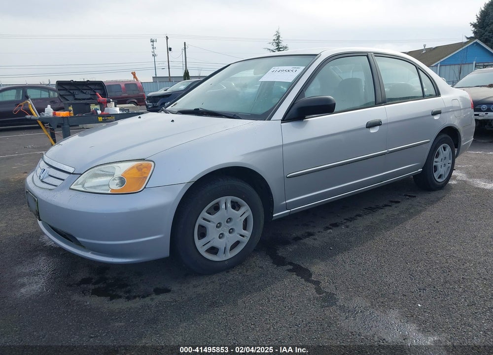 2001 HONDA CIVIC LX VIN: JHMES16581S006027