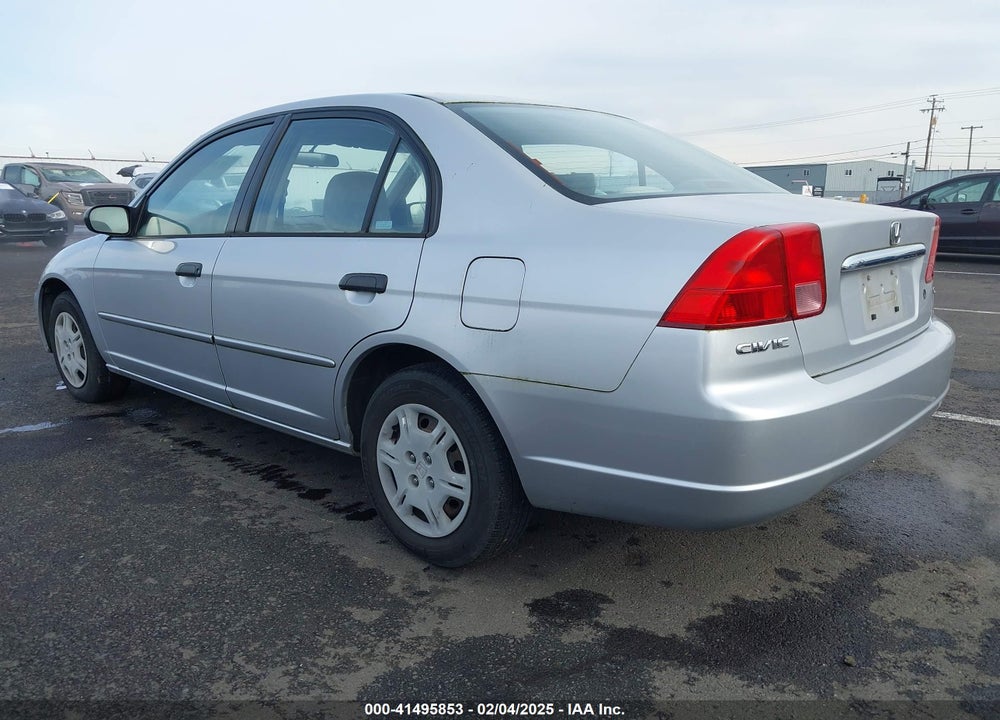 2001 HONDA CIVIC LX VIN: JHMES16581S006027