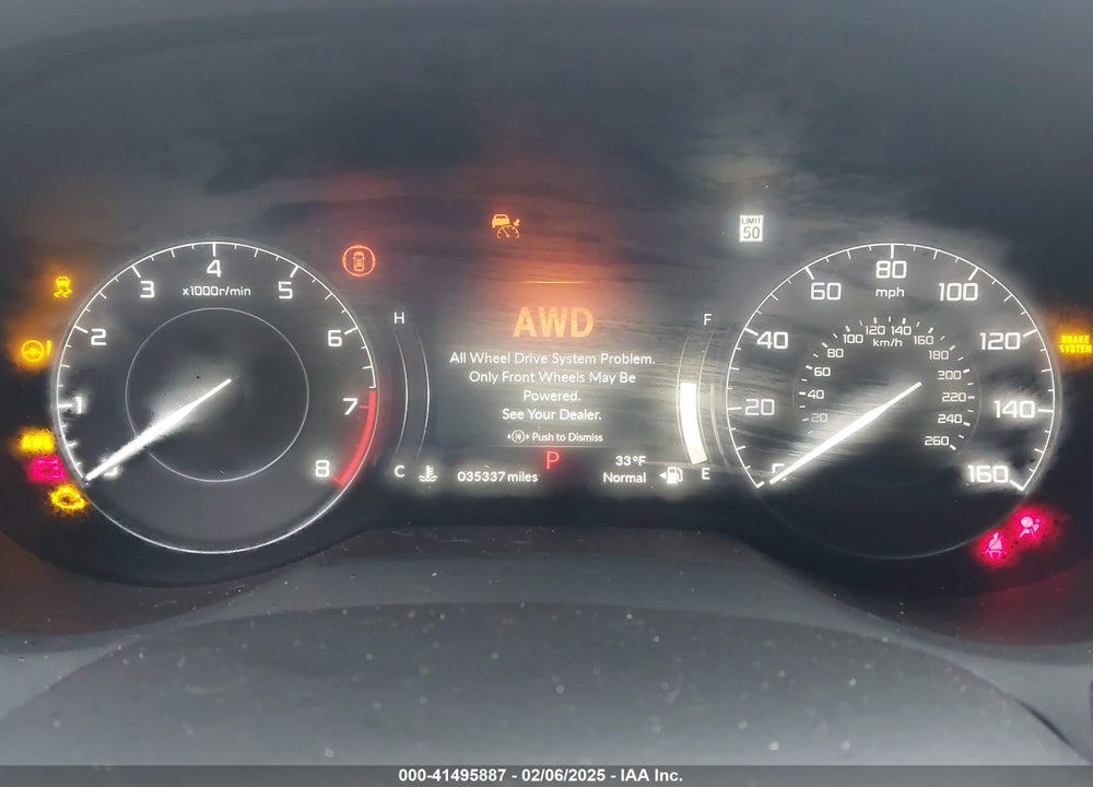2022 ACURA RDX VIN: 5J8TC2H58NL013392