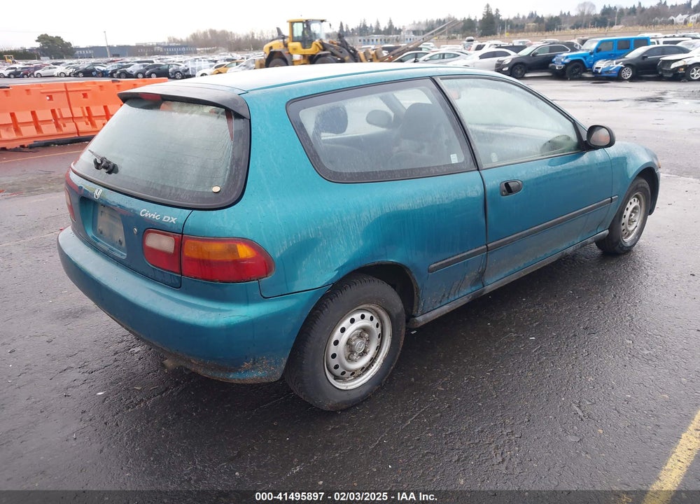 1995 HONDA CIVIC DX VIN: 2HGEH2465SH512104