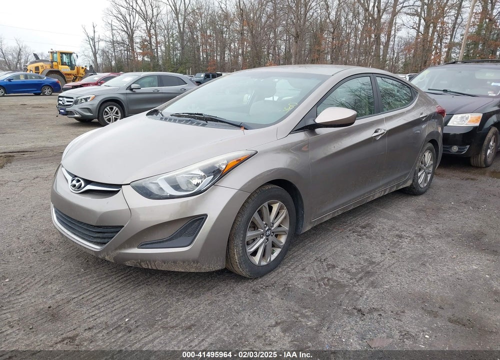 2014 HYUNDAI ELANTRA VIN: 5NPDH4AEXEH529655