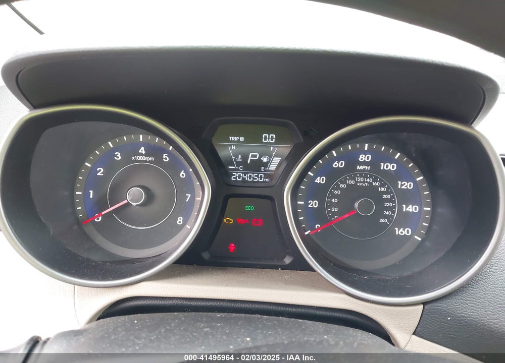 2014 HYUNDAI ELANTRA VIN: 5NPDH4AEXEH529655