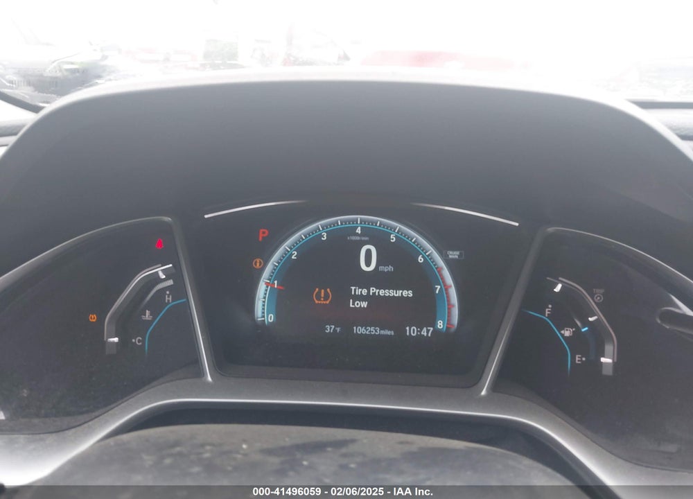 2016 HONDA CIVIC VIN: 19XFC1F73GE035533