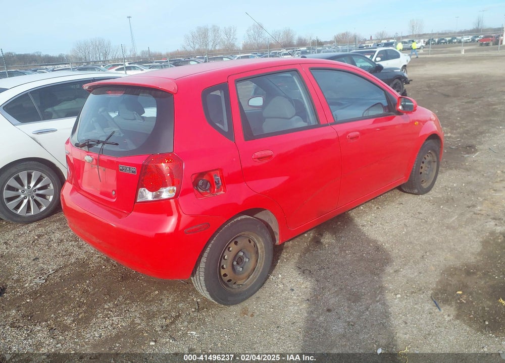 2004 CHEVROLET AVEO LS VIN: KL1TJ62654B218838
