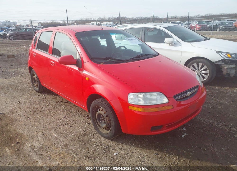 2004 CHEVROLET AVEO LS VIN: KL1TJ62654B218838