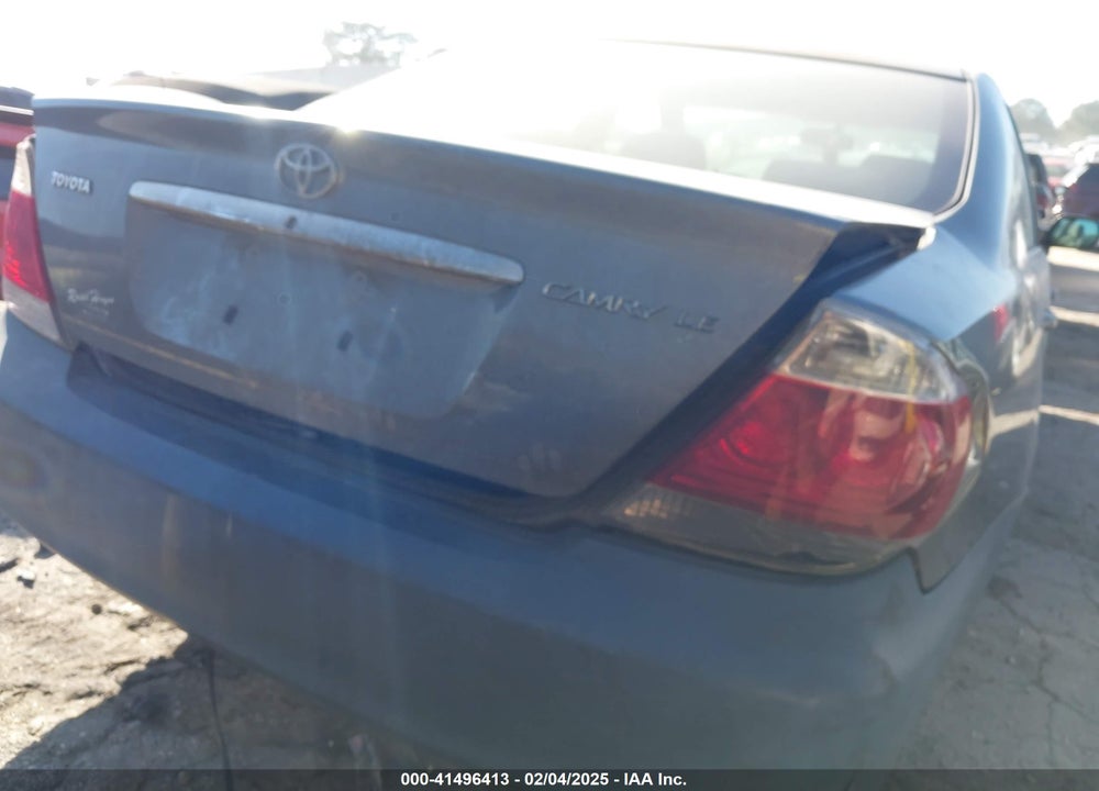 2005 TOYOTA CAMRY LE VIN: 4T1BE32K05U609496