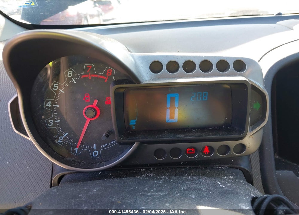 2012 CHEVROLET SONIC VIN: 1G1JB5SH0C4153837