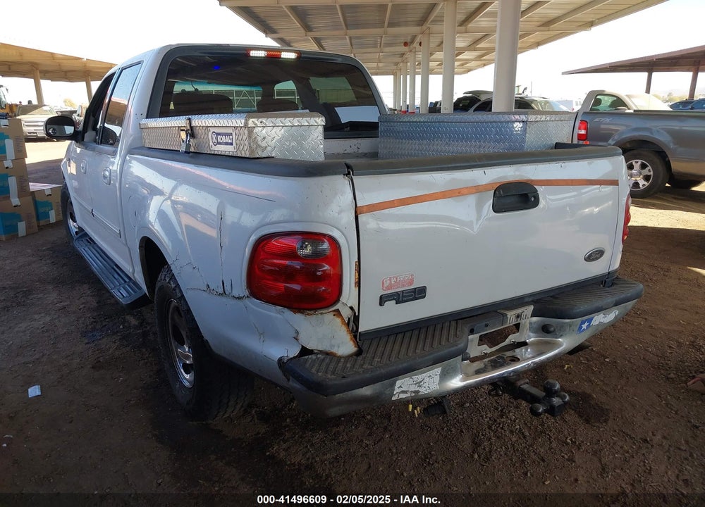 2002 FORD F-150 LARIAT/XLT VIN: 1FTRW07662KB94640