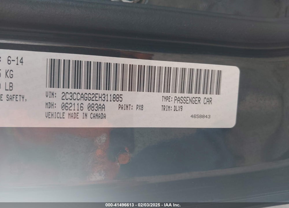 2014 CHRYSLER 300 300S VIN: 2C3CCAGG2EH311885