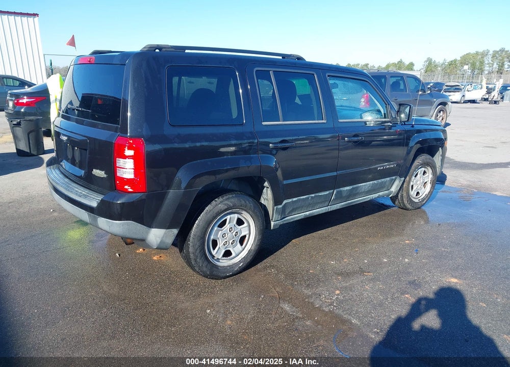 2011 JEEP PATRIOT VIN: 1J4NT1GA4BD208292