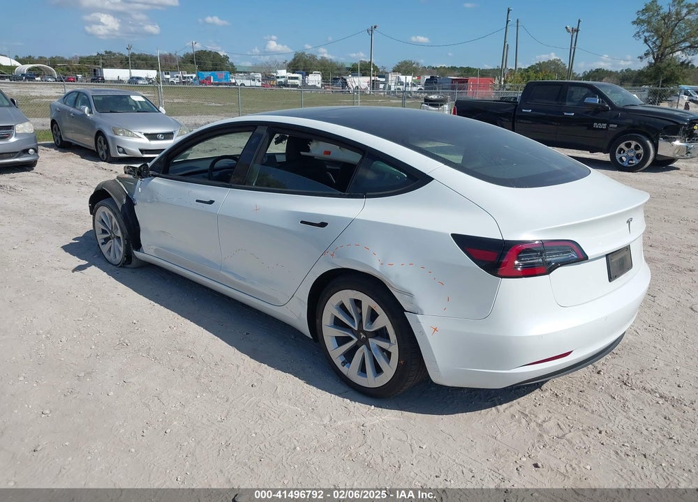 2022 TESLA MODEL 3 VIN: 5YJ3E1EA1NF326839