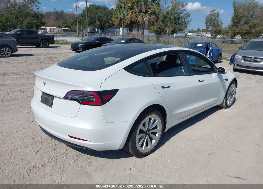 2022 TESLA MODEL 3 VIN: 5YJ3E1EA1NF326839