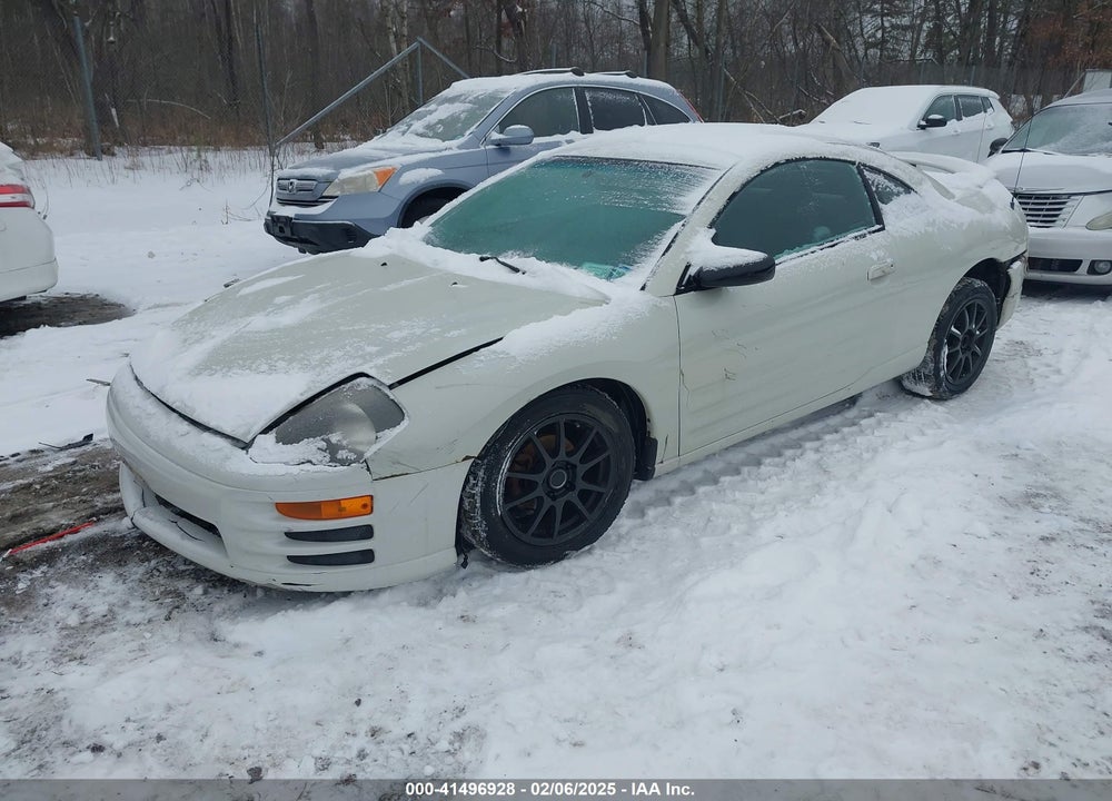 2001 MITSUBISHI ECLIPSE RS VIN: 4A3AC34G11E085548