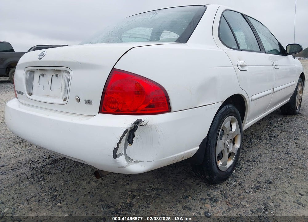 2006 NISSAN SENTRA VIN: 3N1CB51D06L610582