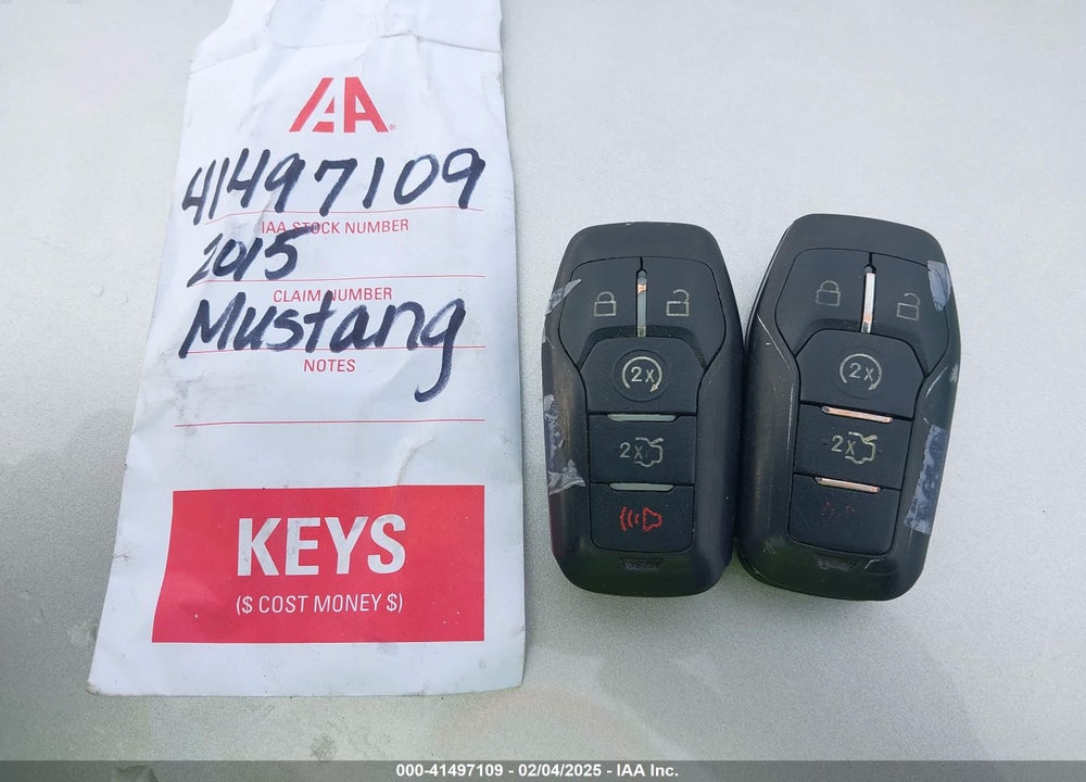 2015 FORD MUSTANG VIN: 1FA6P8AM0F5352874