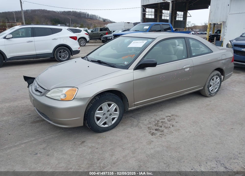 2003 HONDA CIVIC LX VIN: 1HGEM21683L008439