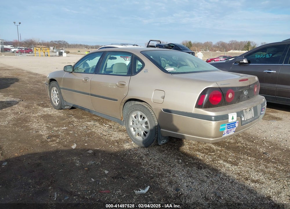 2004 CHEVROLET IMPALA VIN: 2G1WF52E749301674
