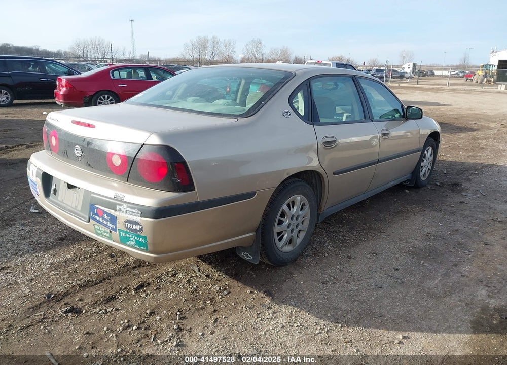 2004 CHEVROLET IMPALA VIN: 2G1WF52E749301674