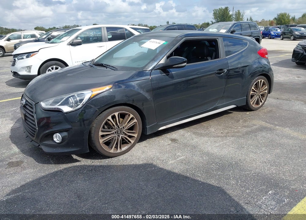 2016 HYUNDAI VELOSTER TURBO VIN: KMHTC6AE9GU302323