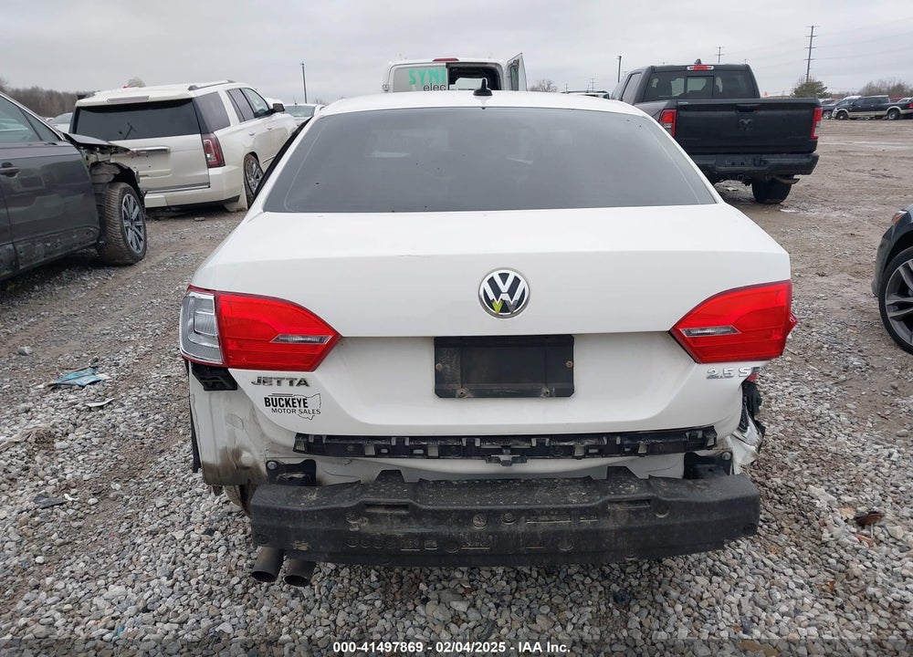 2012 VOLKSWAGEN JETTA 2.5L SE VIN: 3VWDP7AJ4CM356799
