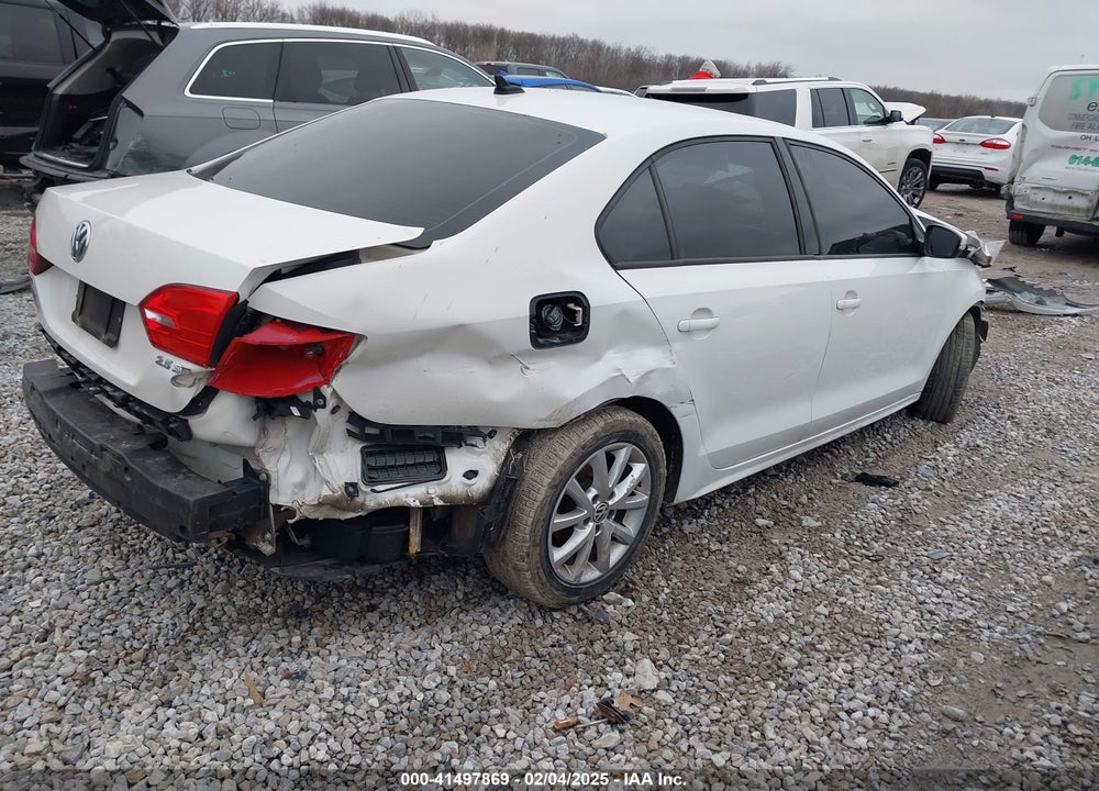 2012 VOLKSWAGEN JETTA 2.5L SE VIN: 3VWDP7AJ4CM356799