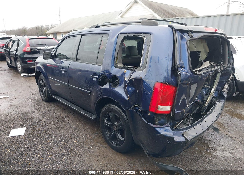 2013 HONDA PILOT EX-L VIN: 5FNYF4H74DB055195