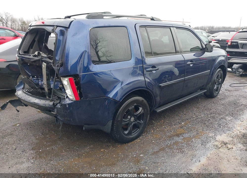 2013 HONDA PILOT EX-L VIN: 5FNYF4H74DB055195