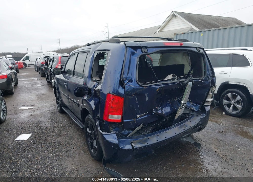 2013 HONDA PILOT EX-L VIN: 5FNYF4H74DB055195