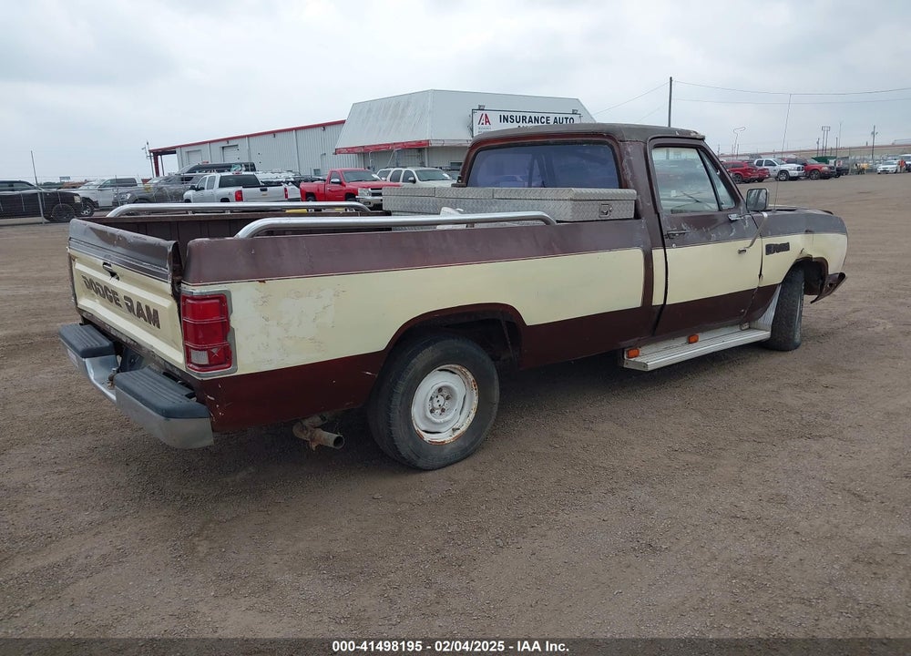 1982 DODGE D-SERIES D150 VIN: 1B7FD14E8CS265381