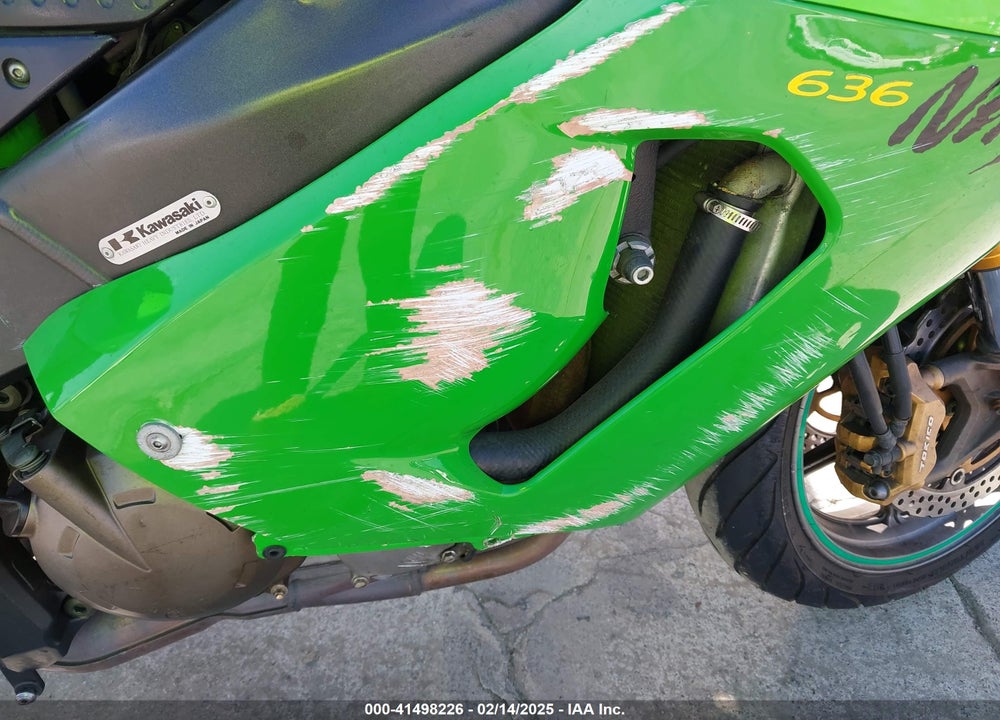 2006 KAWASAKI ZX636 C1 VIN: JKBZXJC146A034934