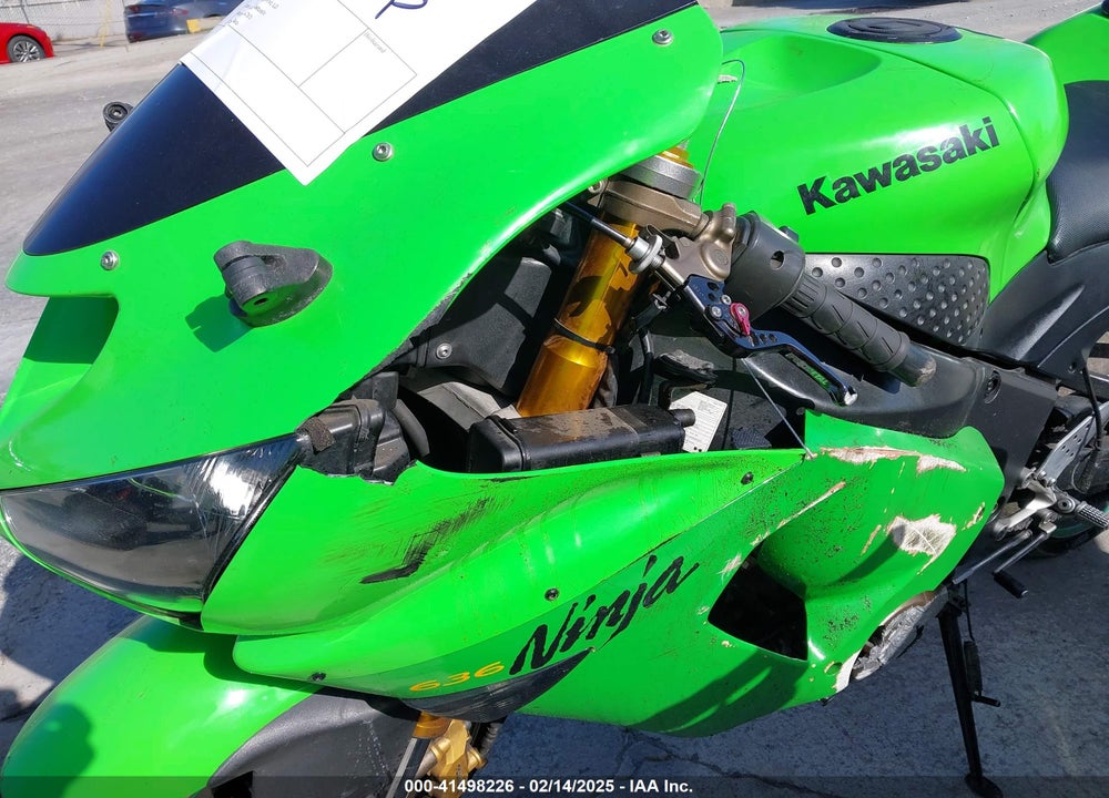 2006 KAWASAKI ZX636 C1 VIN: JKBZXJC146A034934