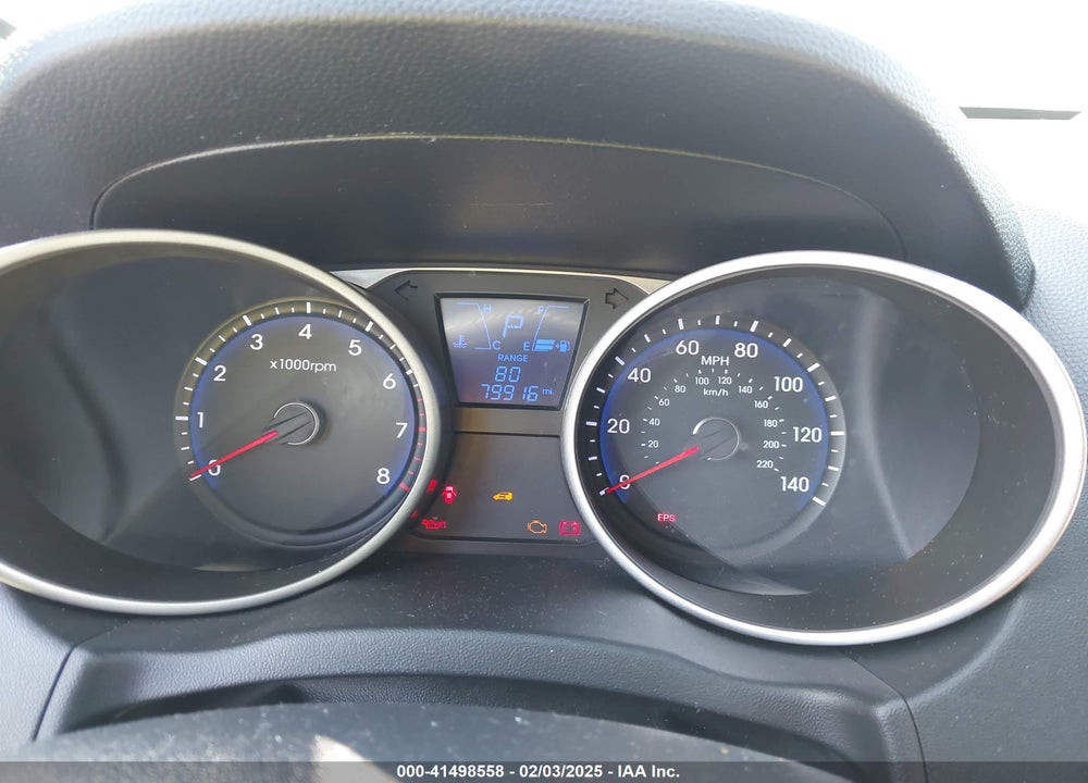2013 HYUNDAI TUCSON LIMITED VIN: KM8JU3AC1DU549221