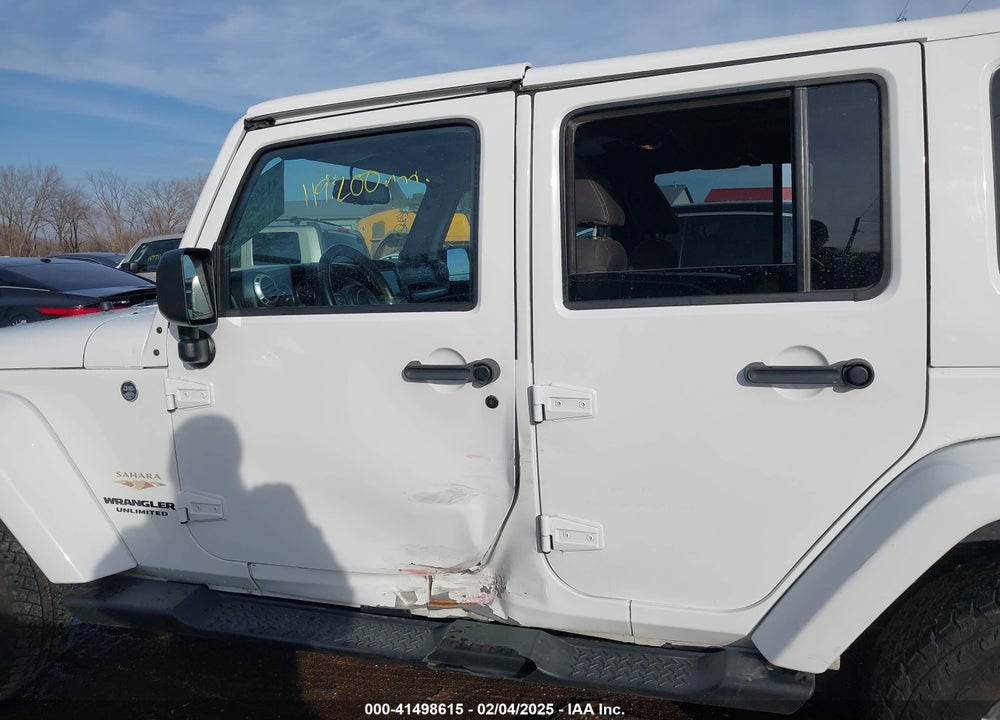 2013 JEEP WRANGLER UNLIMITED VIN: 1C4HJWEG2DL505518