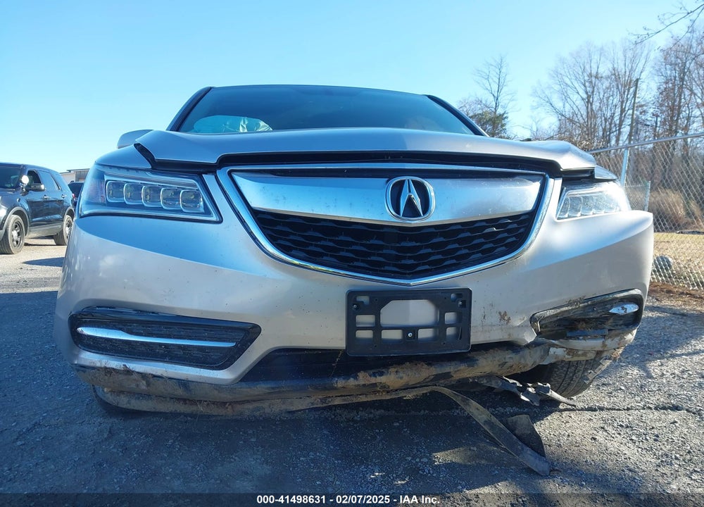 2014 ACURA MDX VIN: 5FRYD4H21EB033925