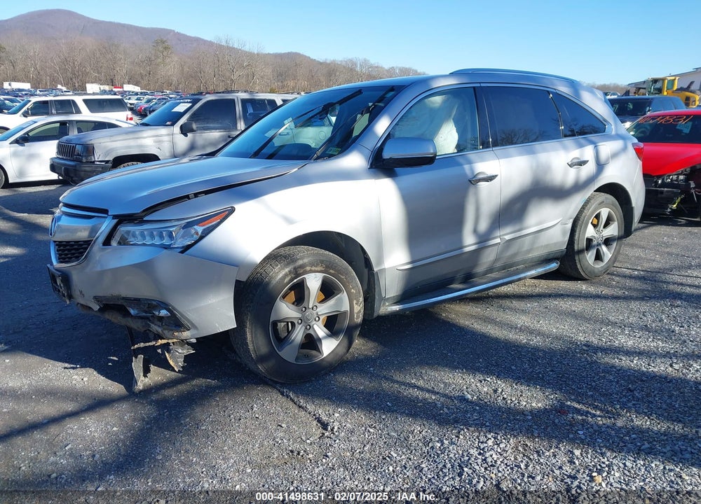 2014 ACURA MDX VIN: 5FRYD4H21EB033925