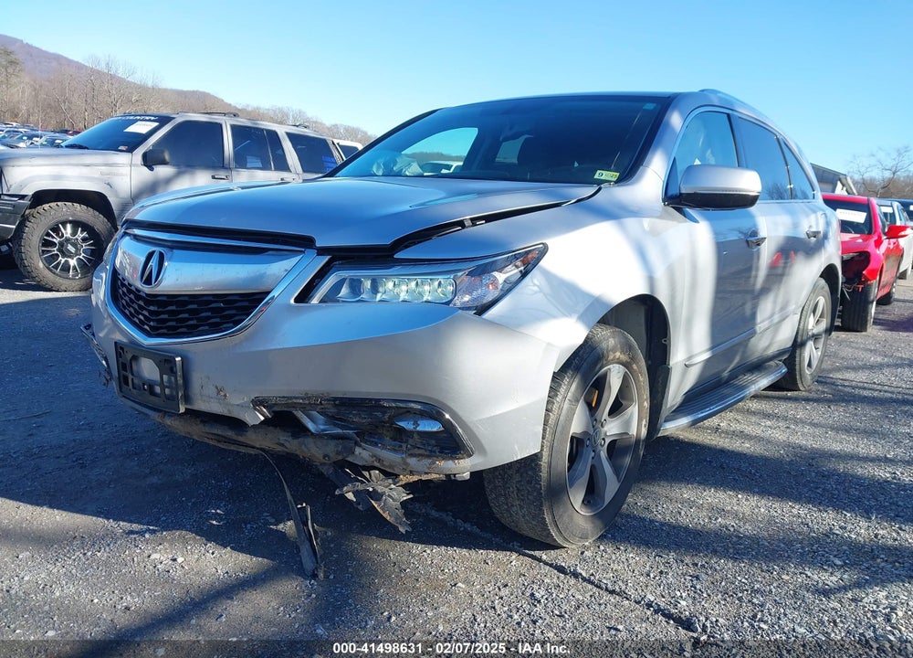2014 ACURA MDX VIN: 5FRYD4H21EB033925